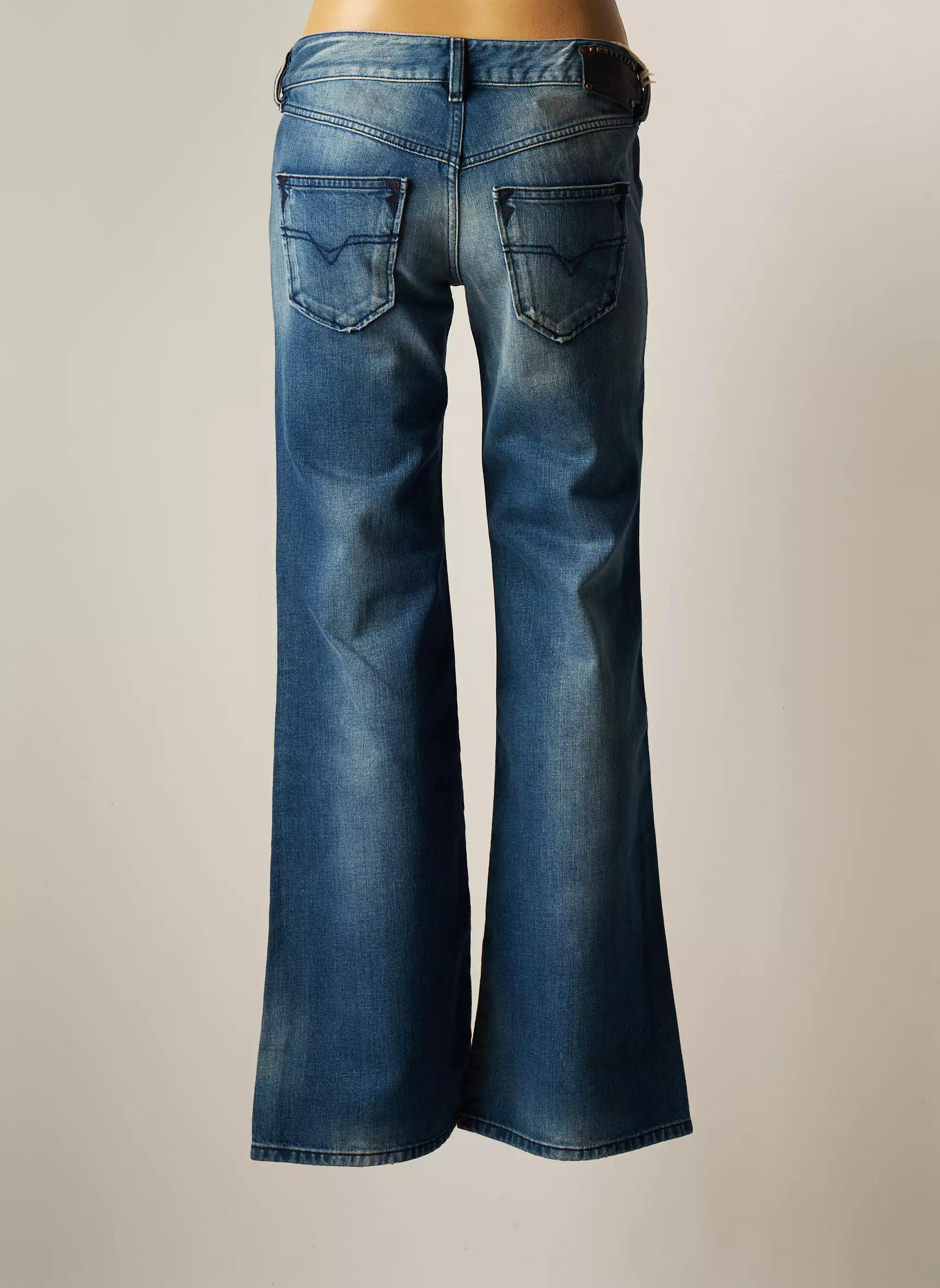Diesel Jean Flare Femme couleur bleu