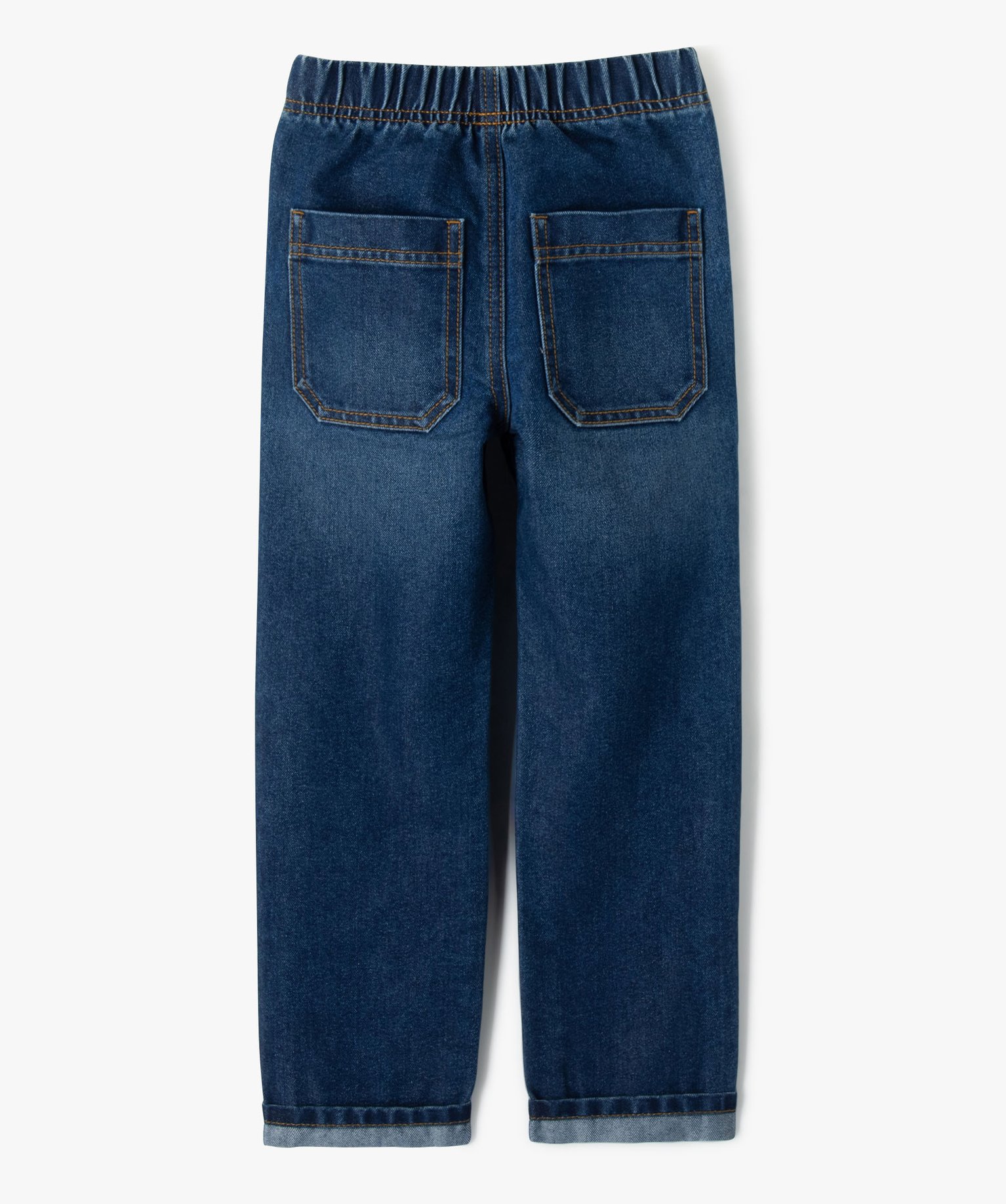 Jean Regular avec ceinture élastique Garçon stone | GEMO