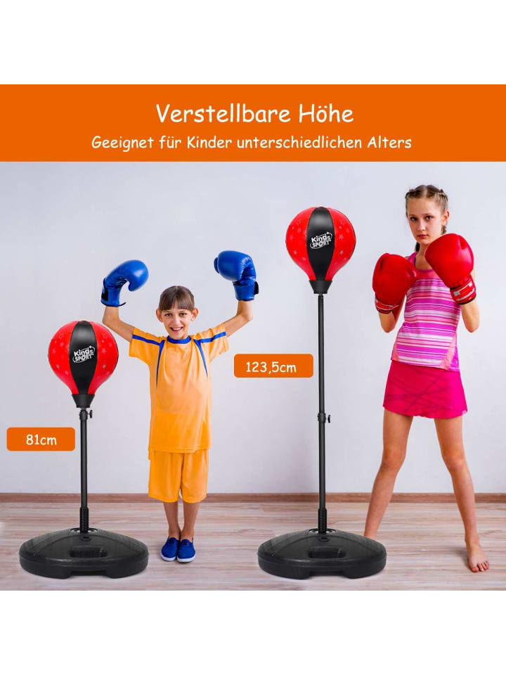 COSTWAY Standboxsack in Schwarz günstig kaufen 43 x 81 cm