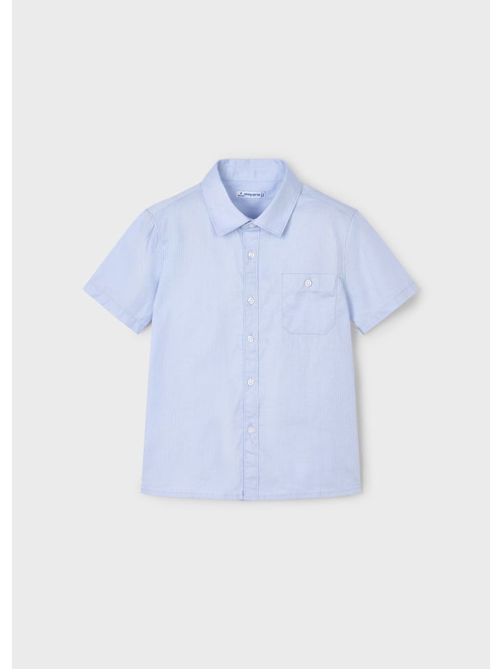 Mayoral Kinderhemd kurzarm in himmelblau günstig kaufen