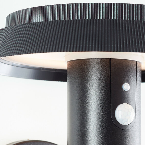 LED-Solar-Wandleuchte Alvero mit Bewegungsmelder