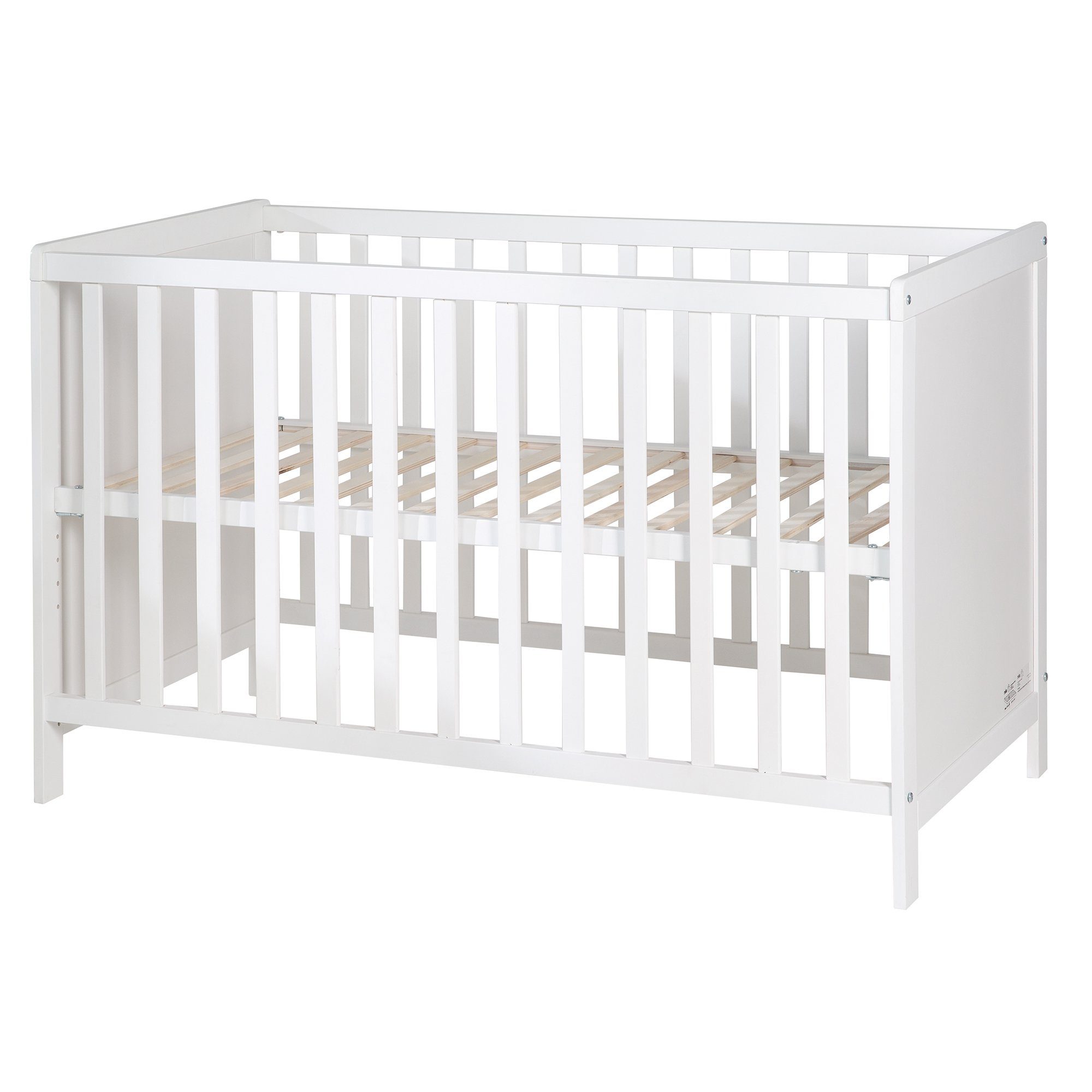roba® Babymöbel-Set Hamburg, (2-St), Beistellbett & schmale Wickelkommode