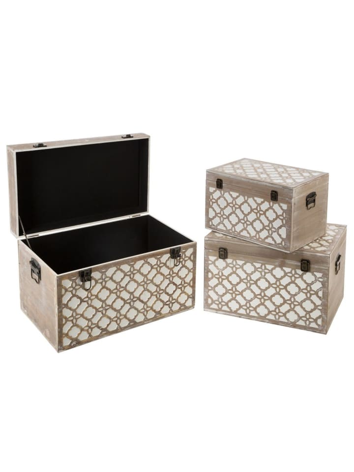 Atmosphera Créateur d'intérieur Holzkisten in beige günstig kaufen onesize