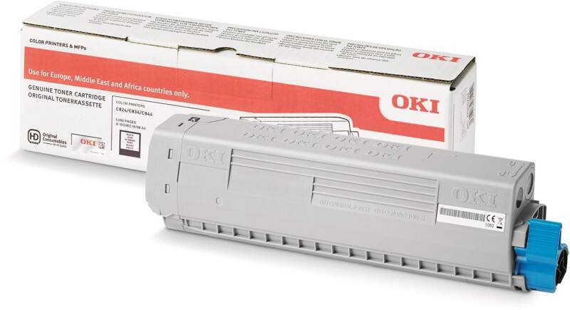 Oki Tonerkartusche Original 47095704 Schwarz
