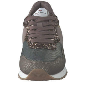 Pepe Jeans London Queen Sneaker in beige
