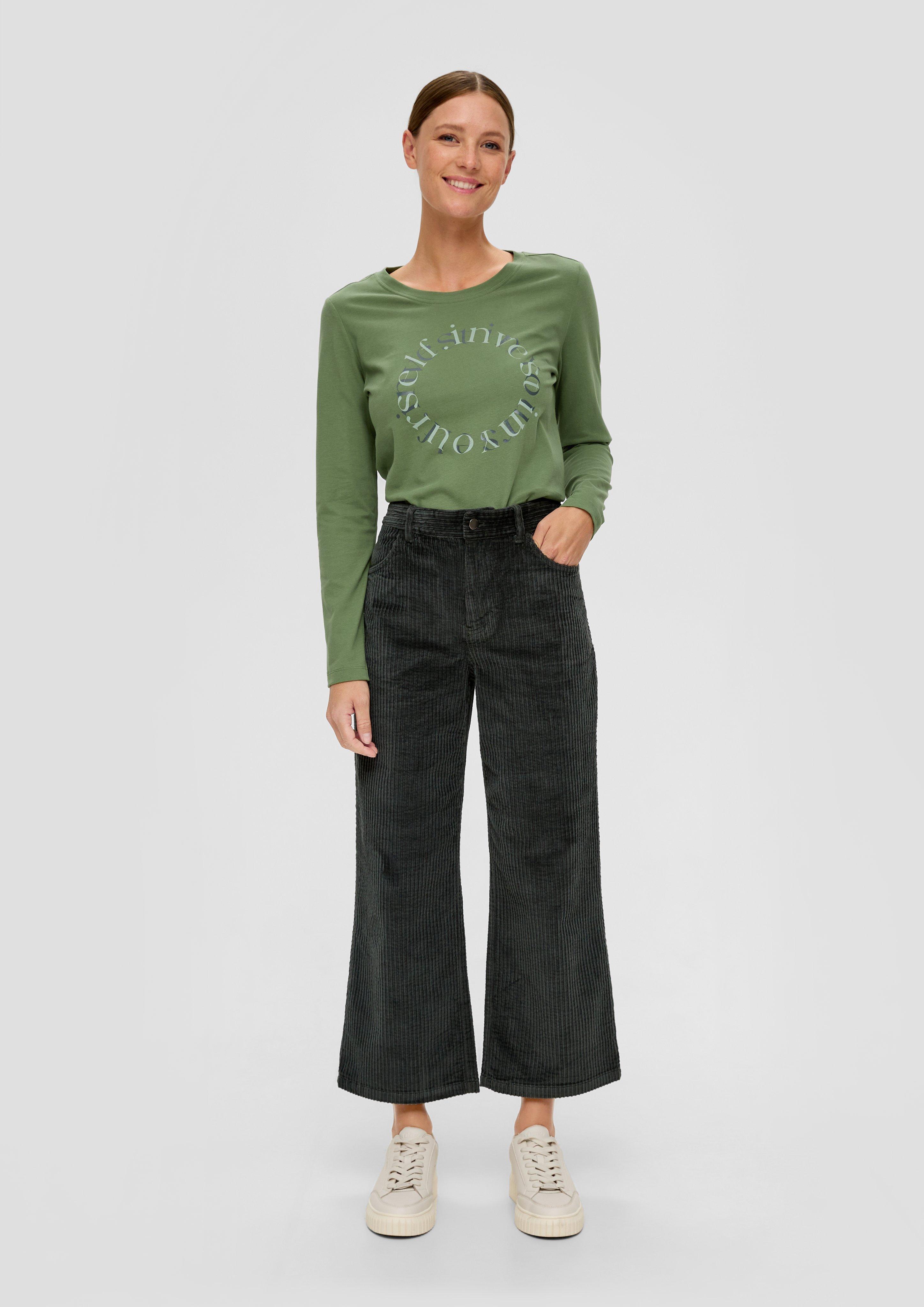 Longsleeve mit Statement-Print  2137221-78D0
