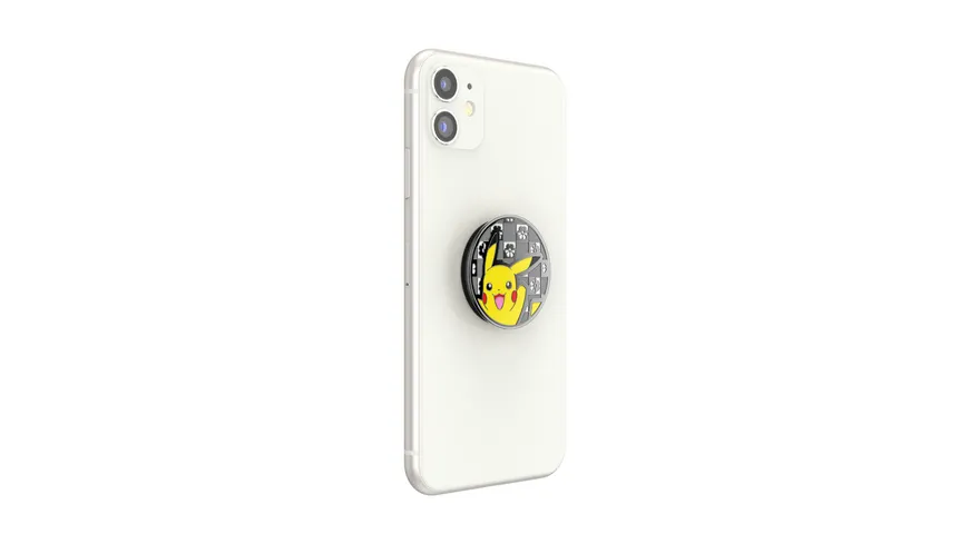 PopGrip - ausziehbarer Handy-Griff Handyhalter - Pokémon Enamel Hey Pikachu