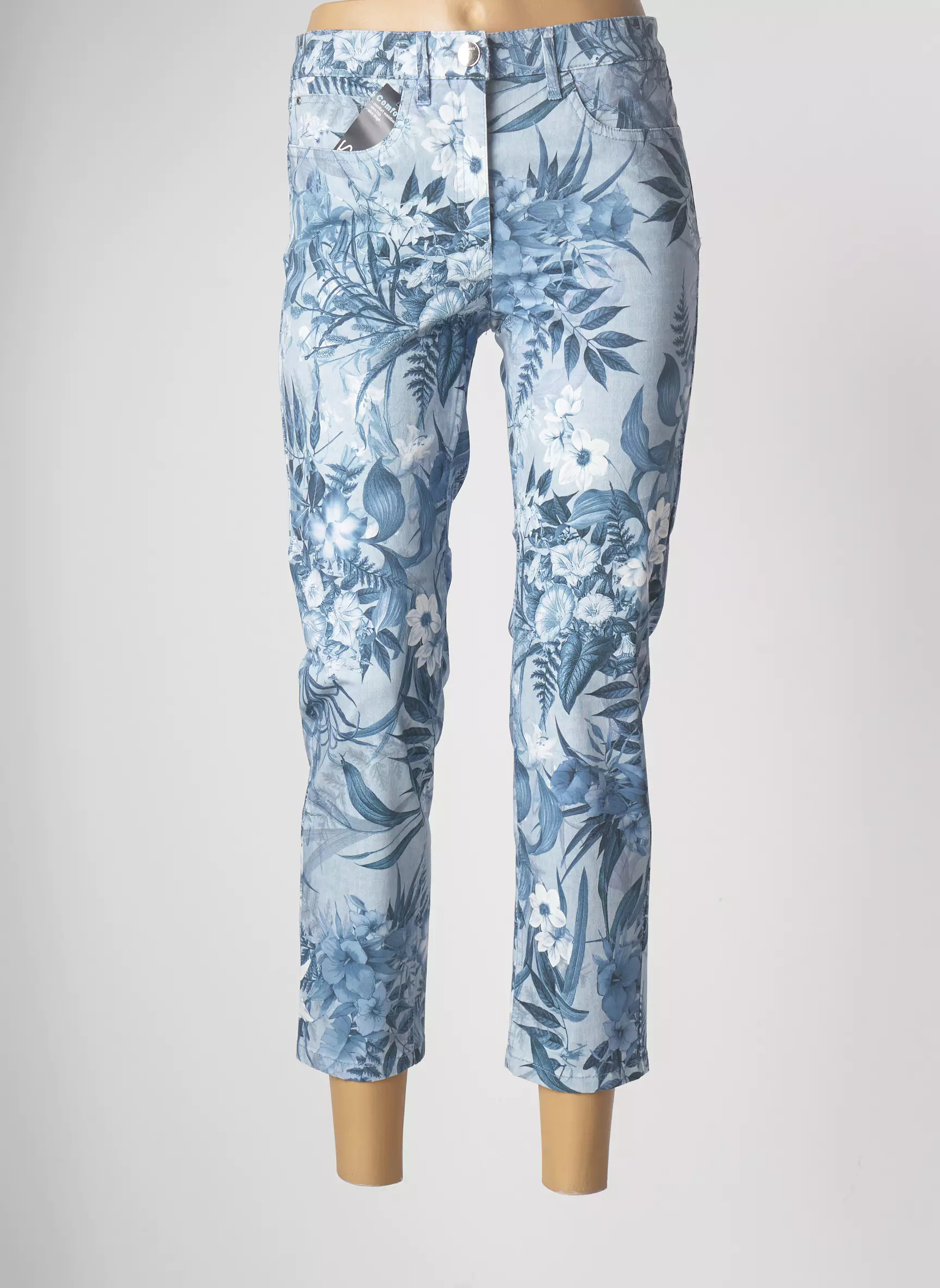 Zerres Pantalon7 8 Femme couleur bleu