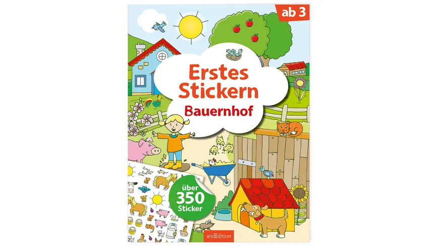 Buch - Ars edition - Erstes Stickern Bauernhof