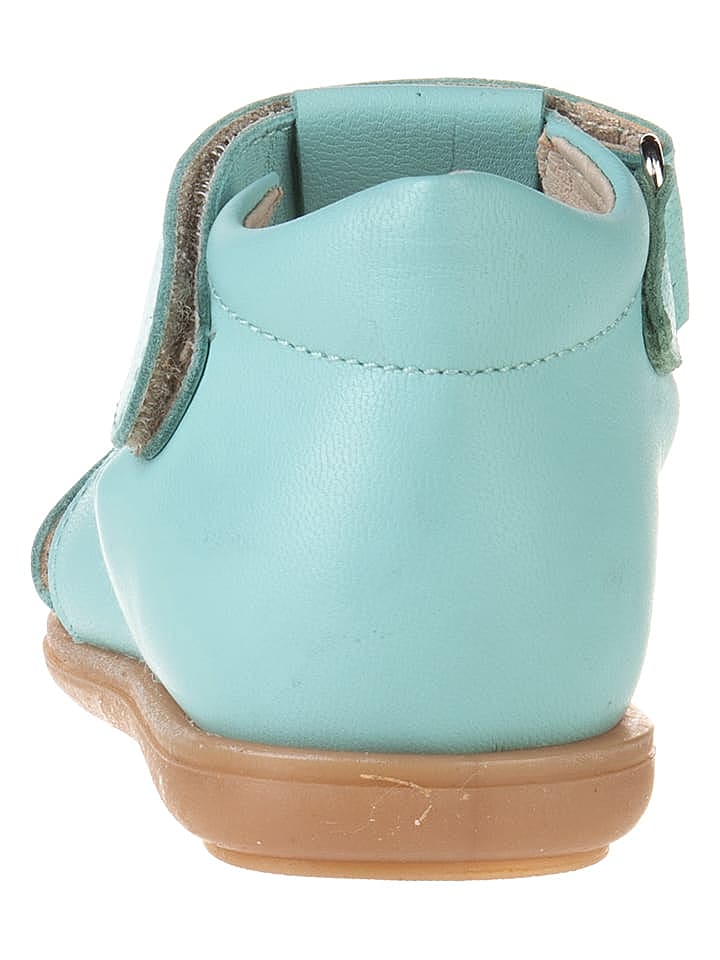kmins Leder-Halbsandalen in Türkis günstig kaufen 29