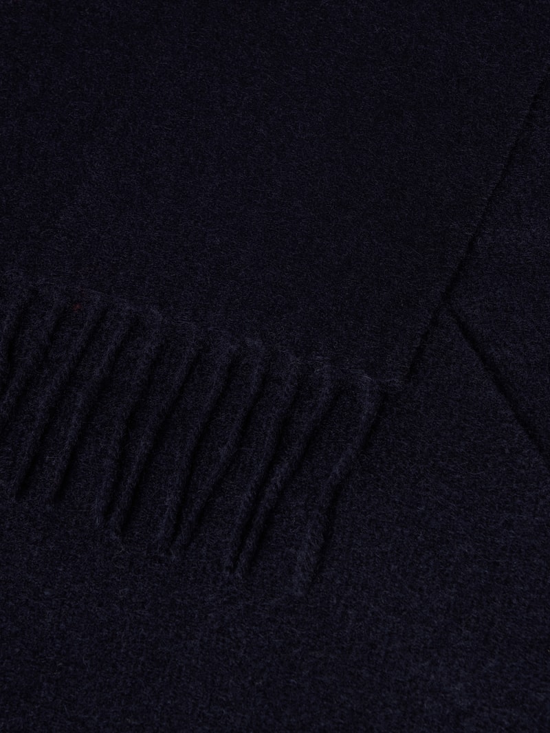 Schal aus reinem Kaschmir in marineblau