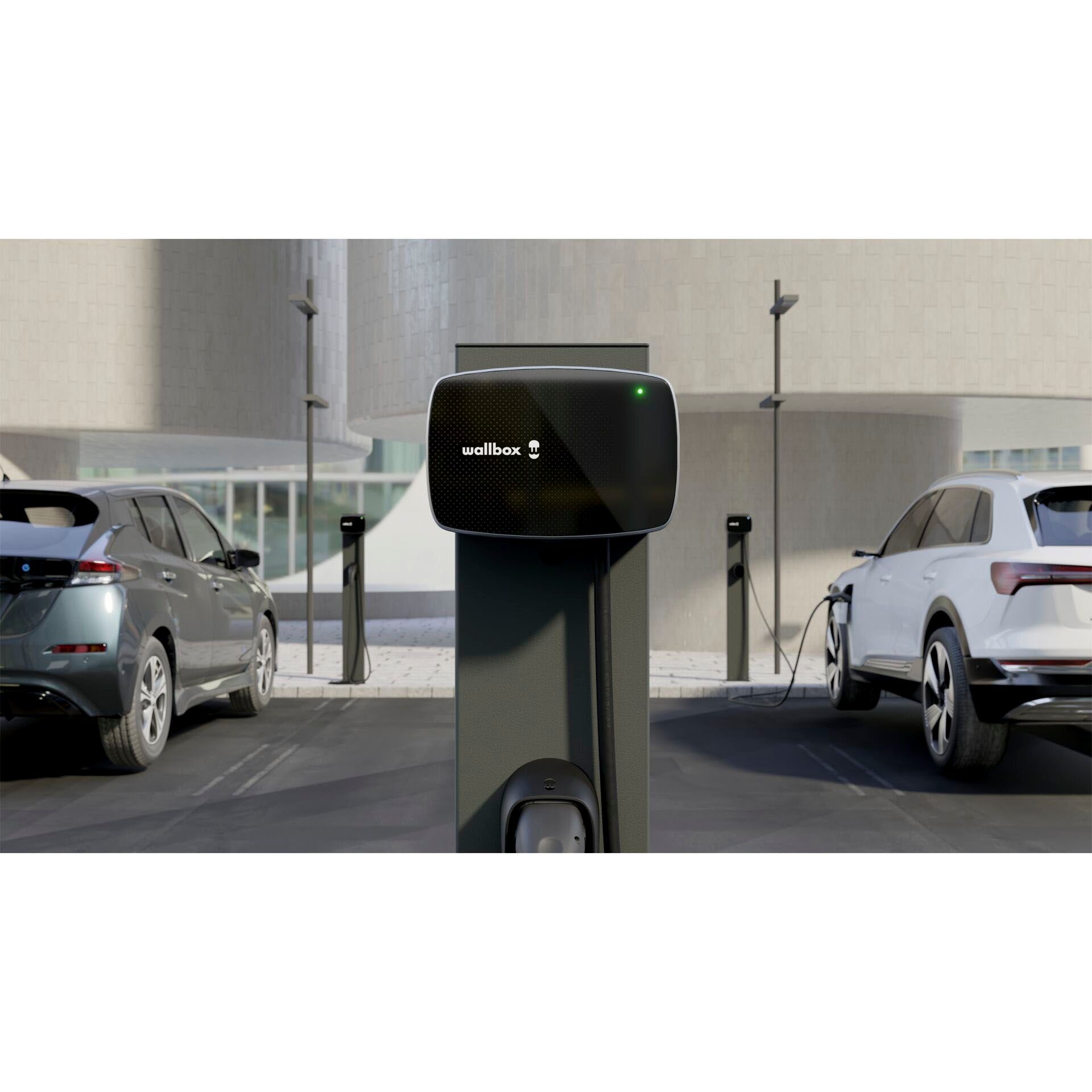 Wallbox Elektroauto-Ladestation Commander 2S, 3-phasig, 22kW, 5m Kabel, schwarz