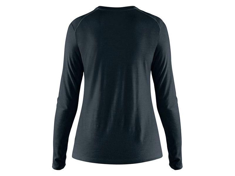 Fjällräven Abisko Wool LS Dark Navy Damen Shirt