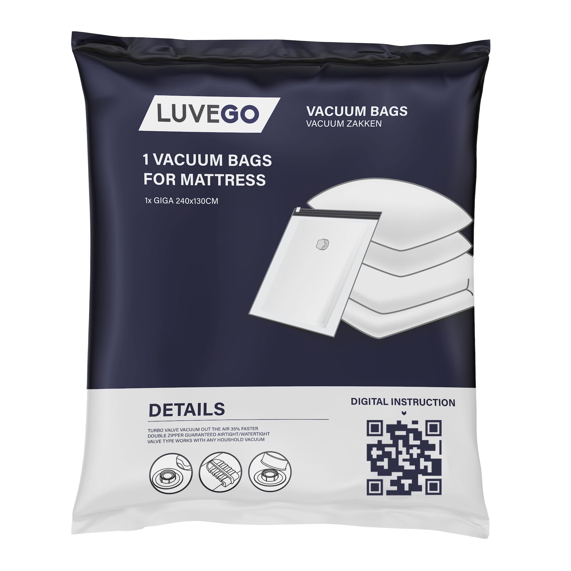 Luvego Giga Vakuumbeutel