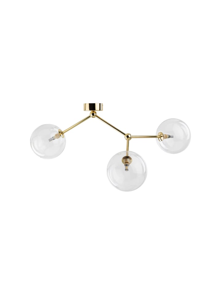 Licht-Erlebnisse Deckenlampe in Gold Transparent günstig kaufen onesize