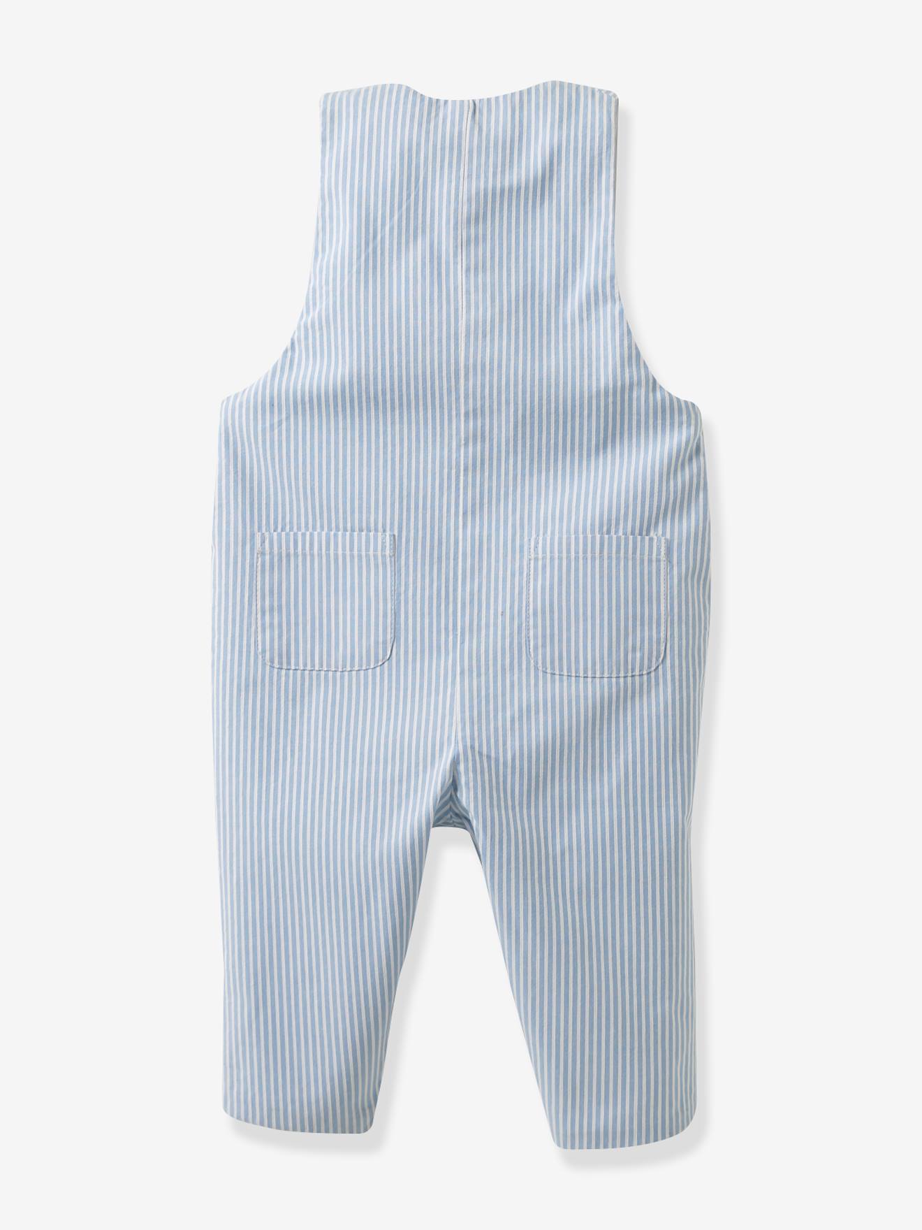 Cyrillus Baby Latzhose CYRILLUS - blau gestreift