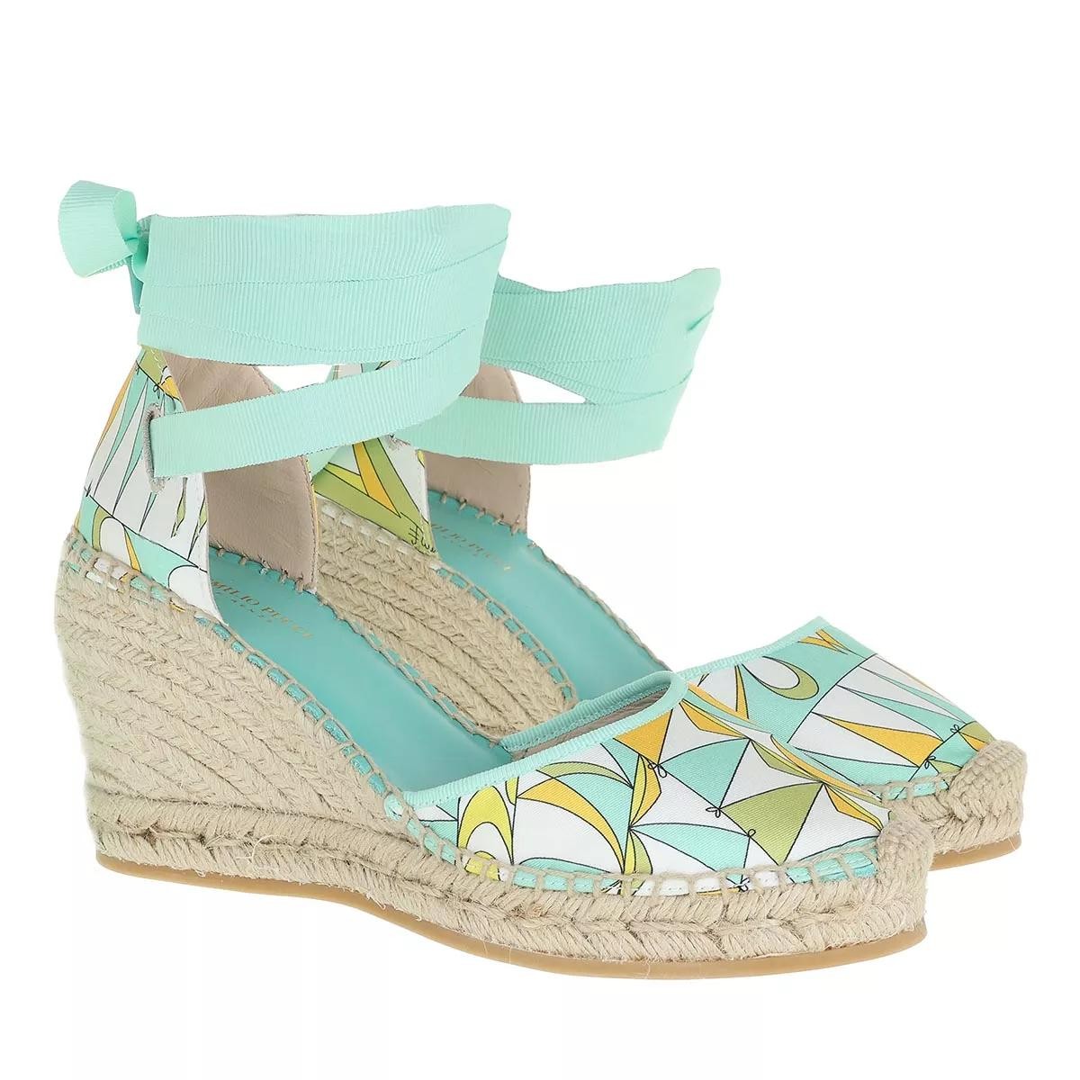EMILIO PUCCI Komfort Slipper grün Espadrille