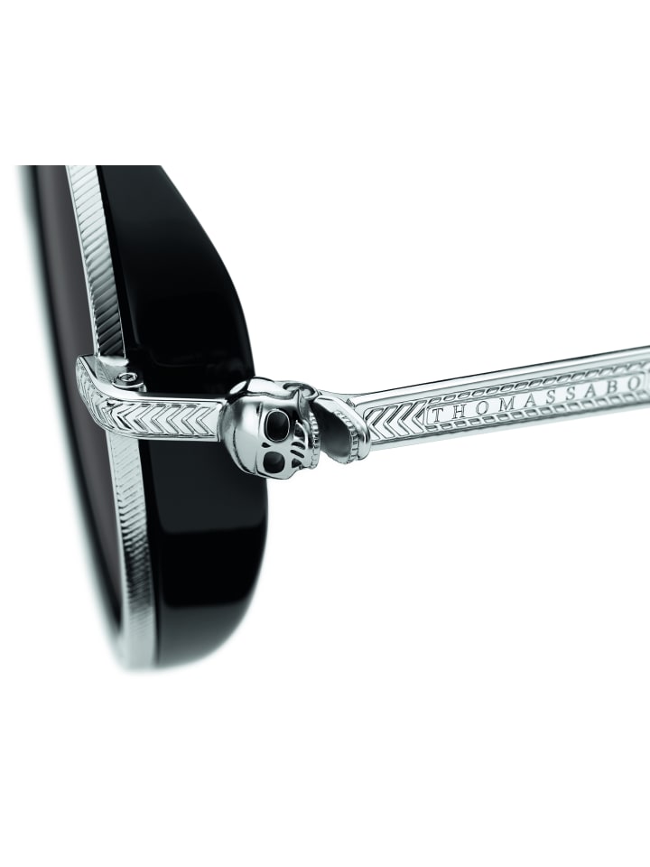 Thomas Sabo Sonnenbrille in silber, schwarz günstig kaufen onesize