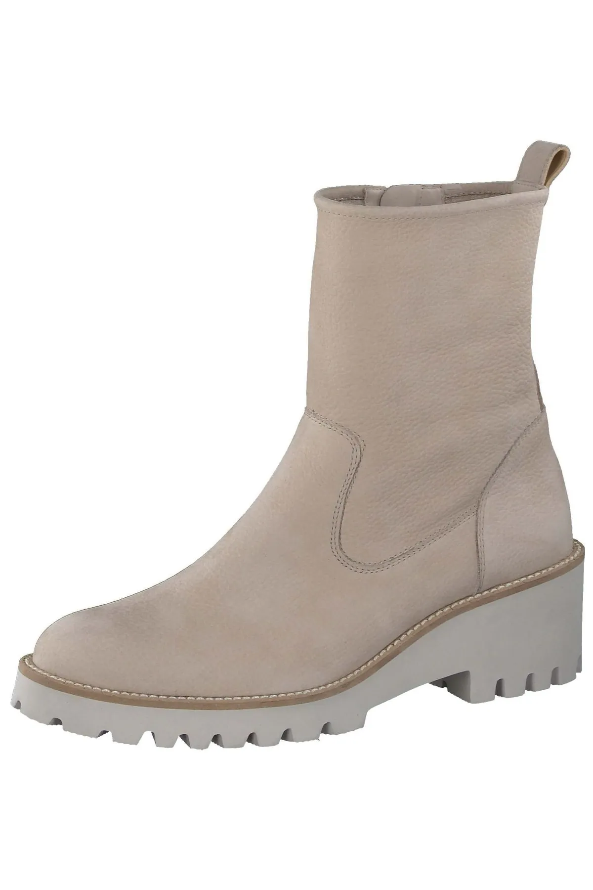Paul Green  Stiefelette - Beige - Blockabsatz