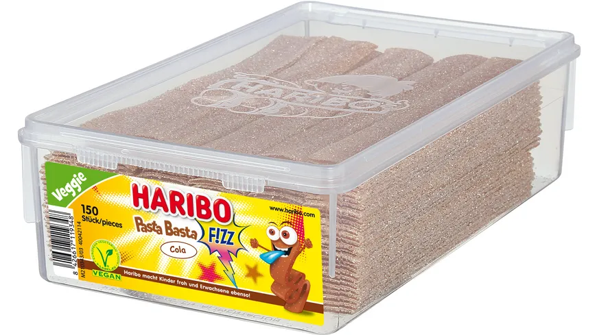 Haribo Fruchtgummi Pasta Basta Cola Sour Veggie 1125 g