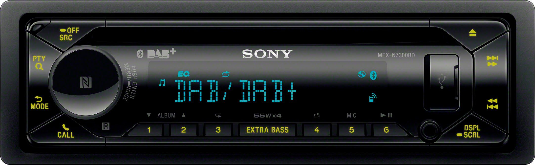 Sony MEXN7300KIT Autoradio (Digitalradio (DAB), 55 W)