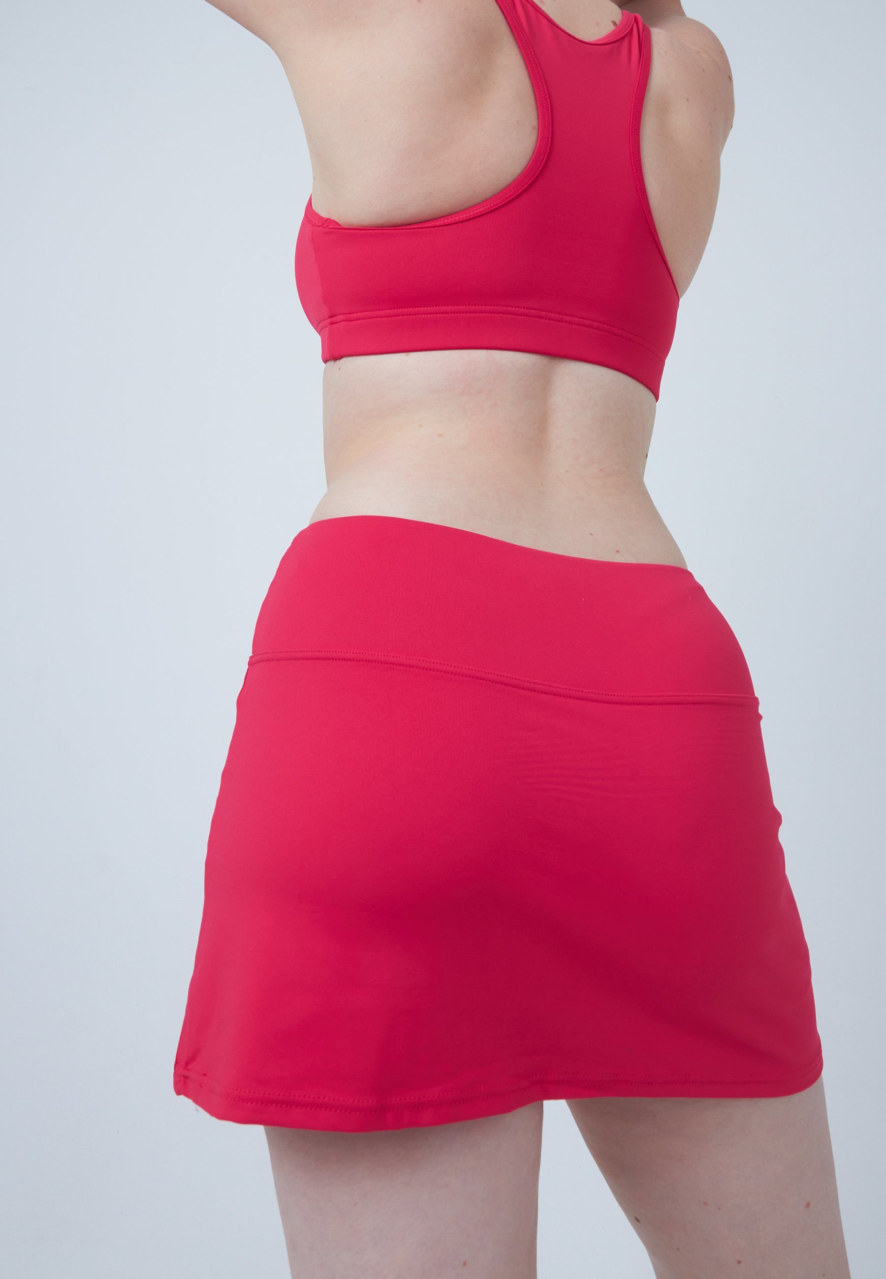SPORTKIND Tennisrock Basic Tennis Skort Mädchen & Damen pink