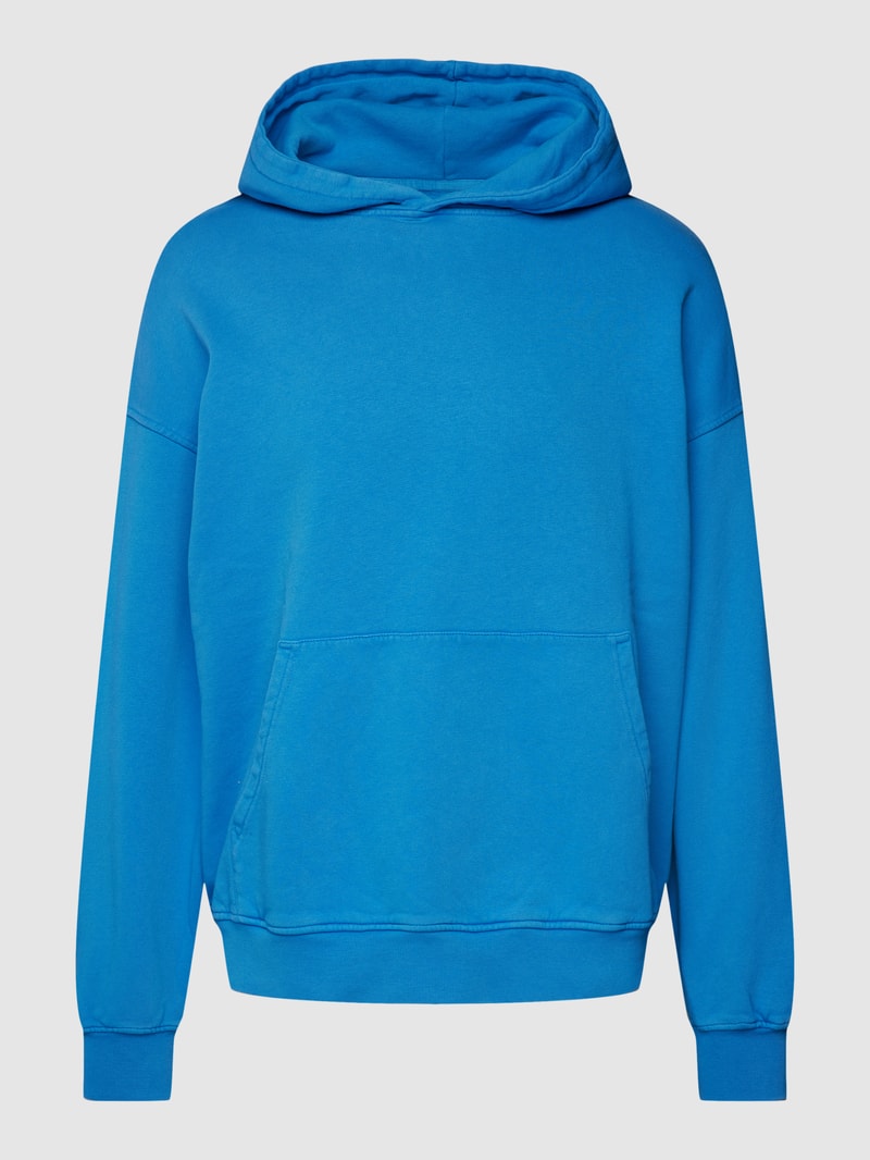 Oversized Hoodie aus Bio-Baumwolle in blau