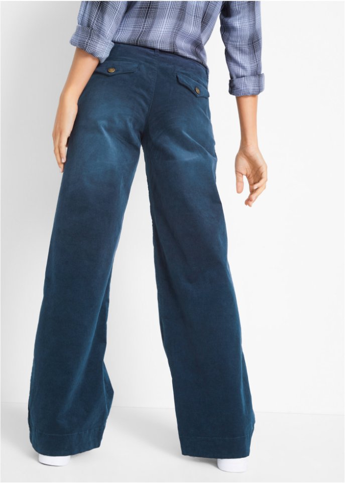 Stretch-Cordhose, Wide