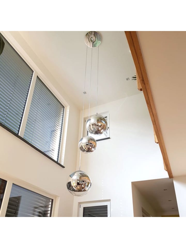 s.LUCE Modular Hängeleuchten-Baldachin 3-flammig oder 5-flammig in Chrom günstig kaufen