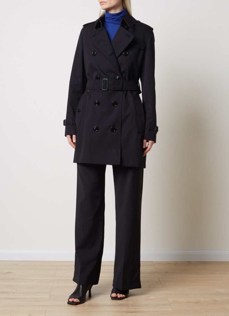 Trench doppiopetto Burberry Kensington con cintura