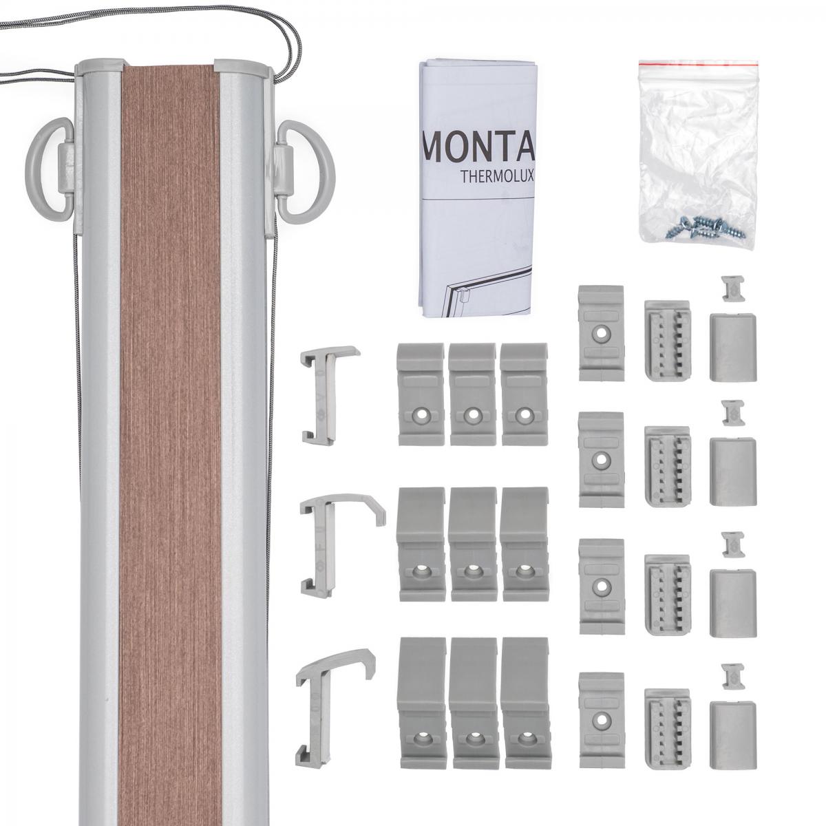 Bella Casa Universal Dachfenster-Wabenplissee , 83 x 141 cm, beige