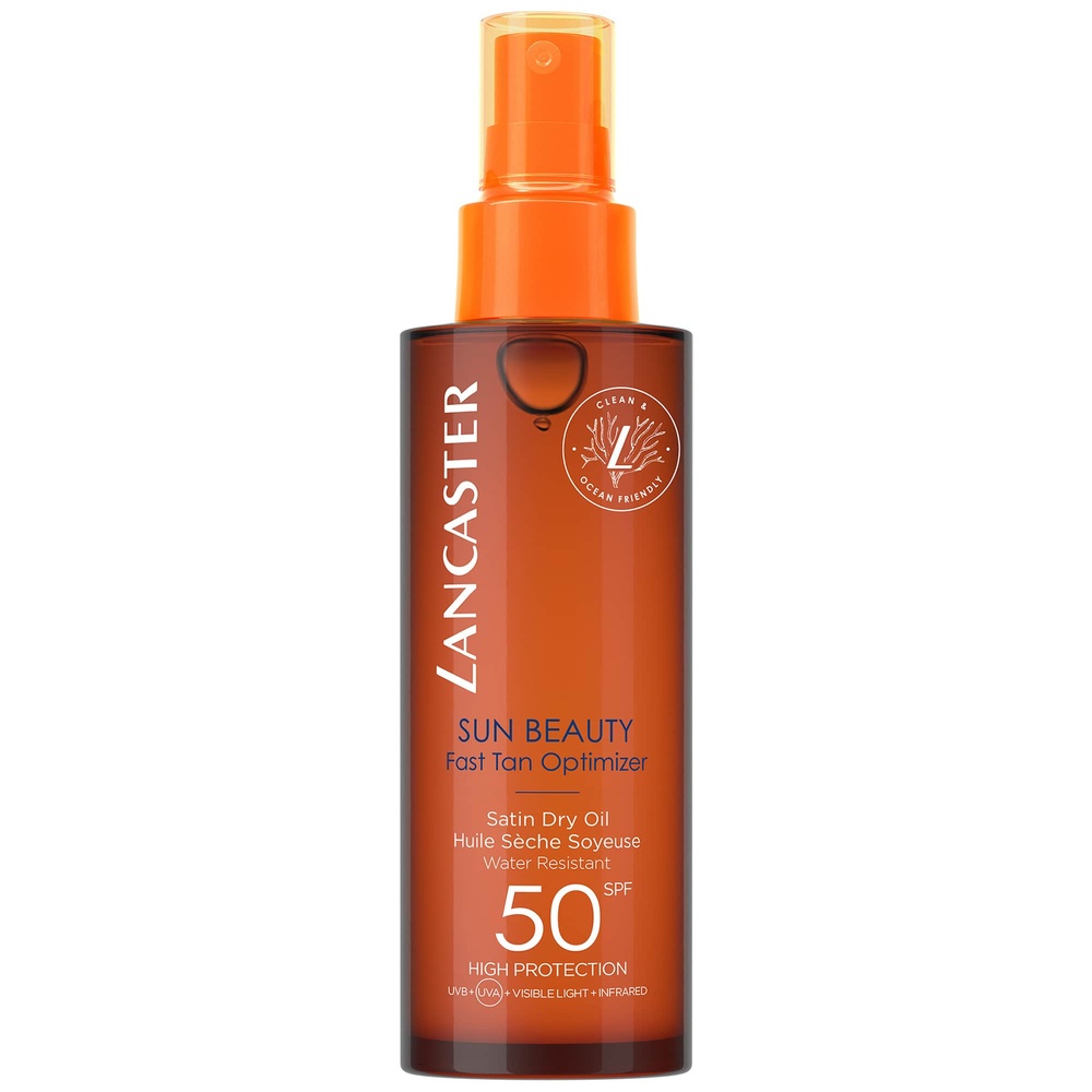 Lancaster Huile sèche soyeuse accélérateur de bronzage spray SPF50 Huile sèche SPF50