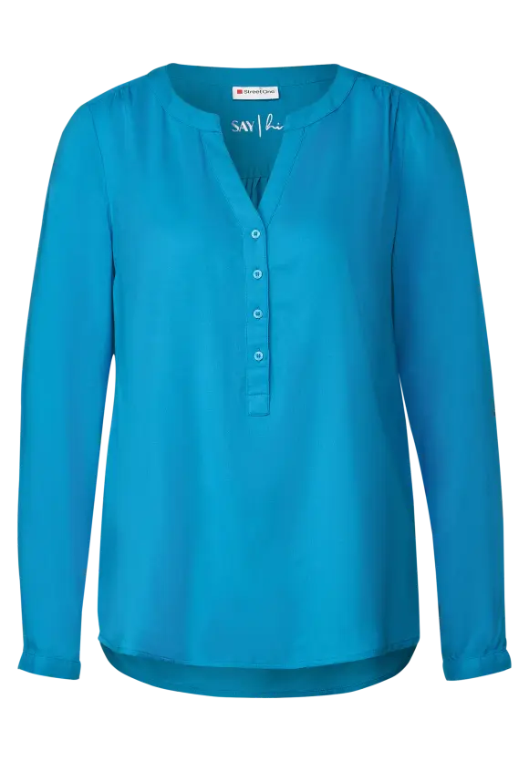 Street One Bluse in Unifarbe
