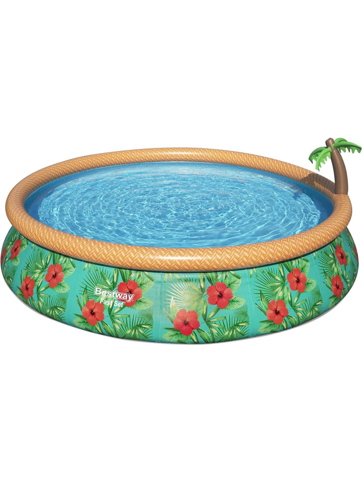 Bestway Fast Set Pool - Paradise Palms (457x84cm) inkl. Filterpumpe in mehrfarbig günstig kaufen onesize
