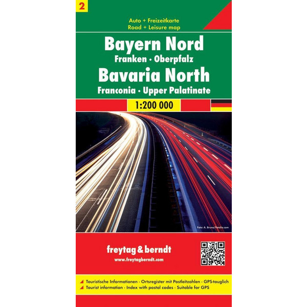 Bayern Nord - 1 : 200 000 - Wanderkarte