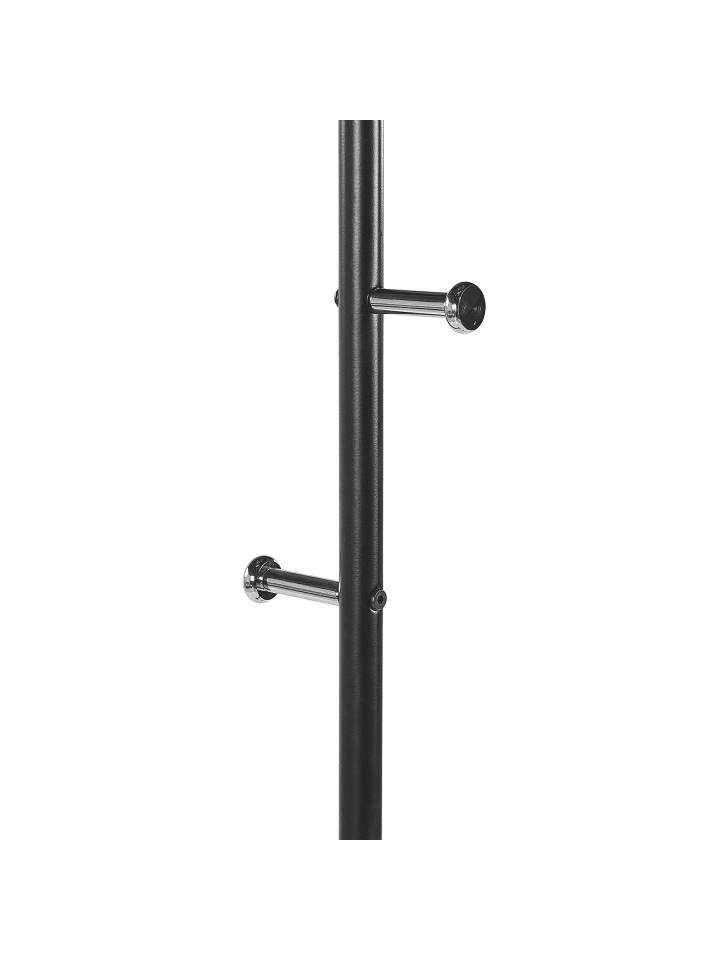 Beliani Kleiderständer BENTON in Schwarz - (W) 50 x (H) 175 x (L) 50 cm günstig kaufen onesize