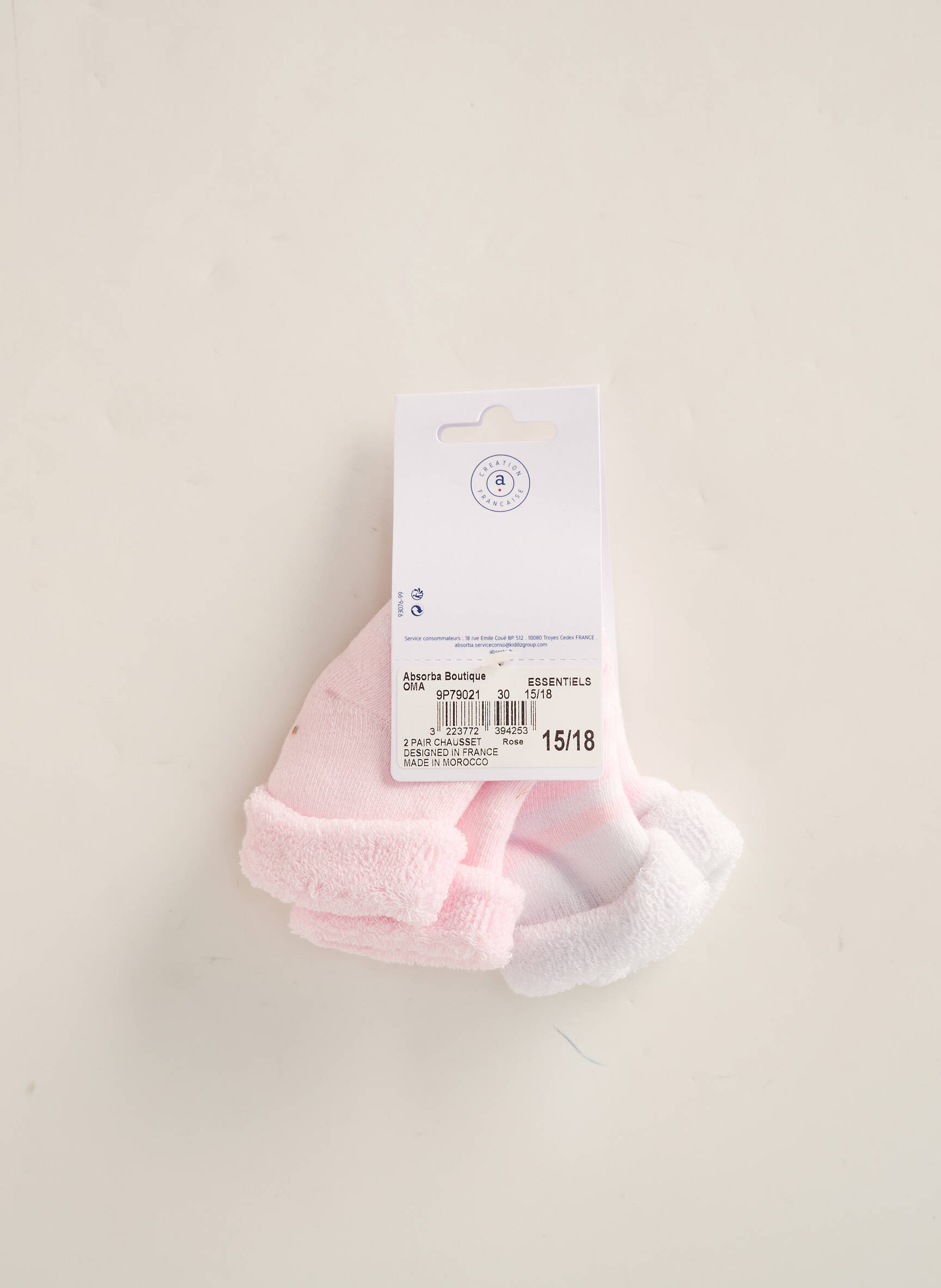Absorba Chaussette Enfant couleur rose