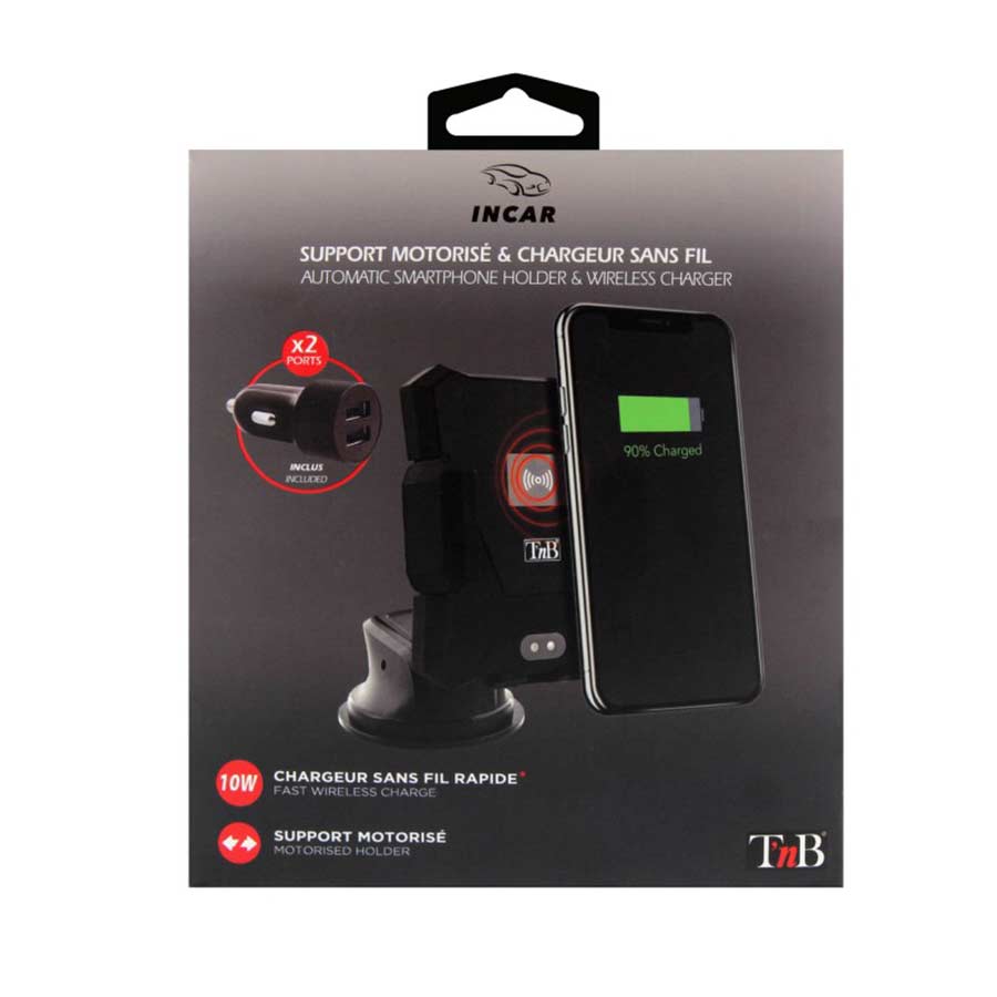 Automatischer Premium-Smartphonehalter mit Wireless Charger von t'nb - ATU