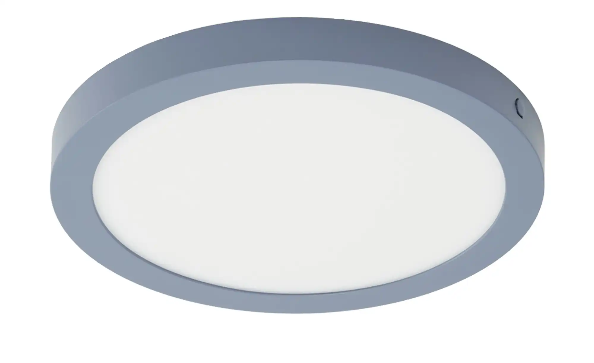 LED-Deckenleuchte, rund, hellblau