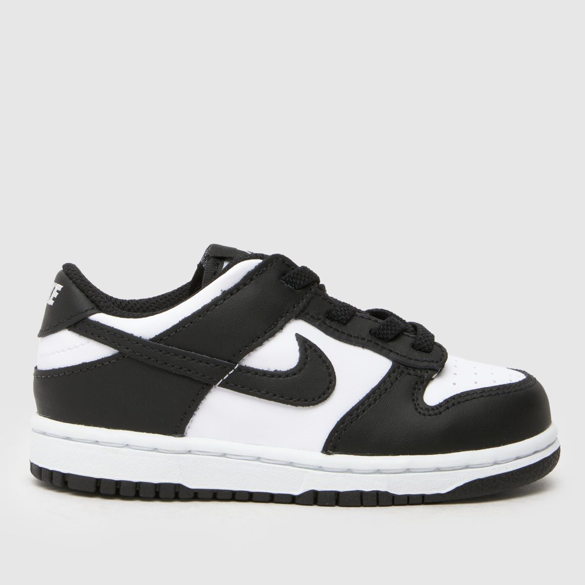 Nike vita och svarta Dunk Low småbarnsskor