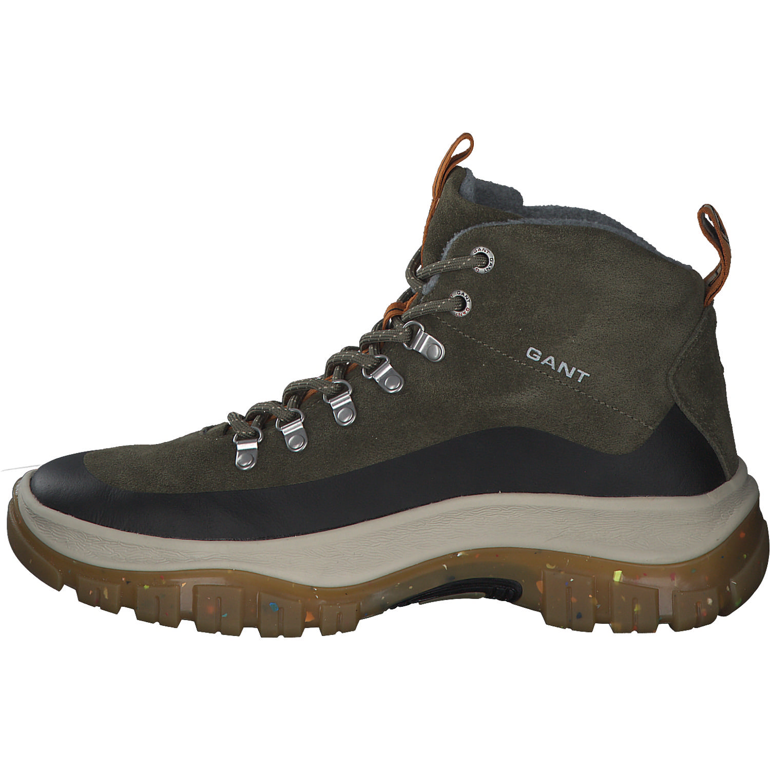 Gant Hillark Mid Cut Boot 25633352, Schnürstiefeletten, Herren, ivy green/black