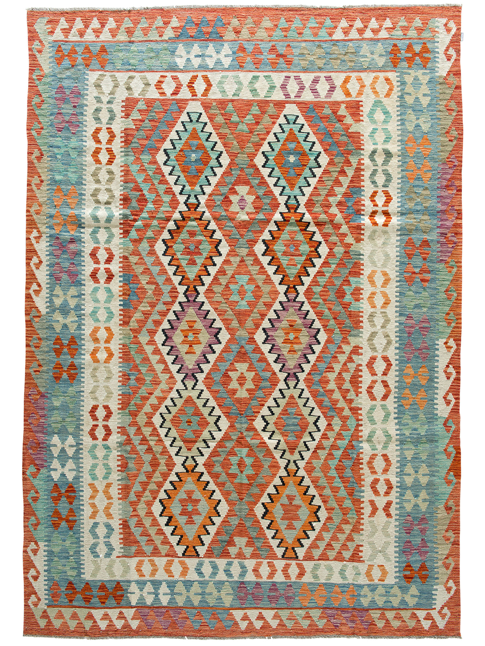 Afghan Kelim ca. 202 x 289 cm, Unikat / Einzelstück