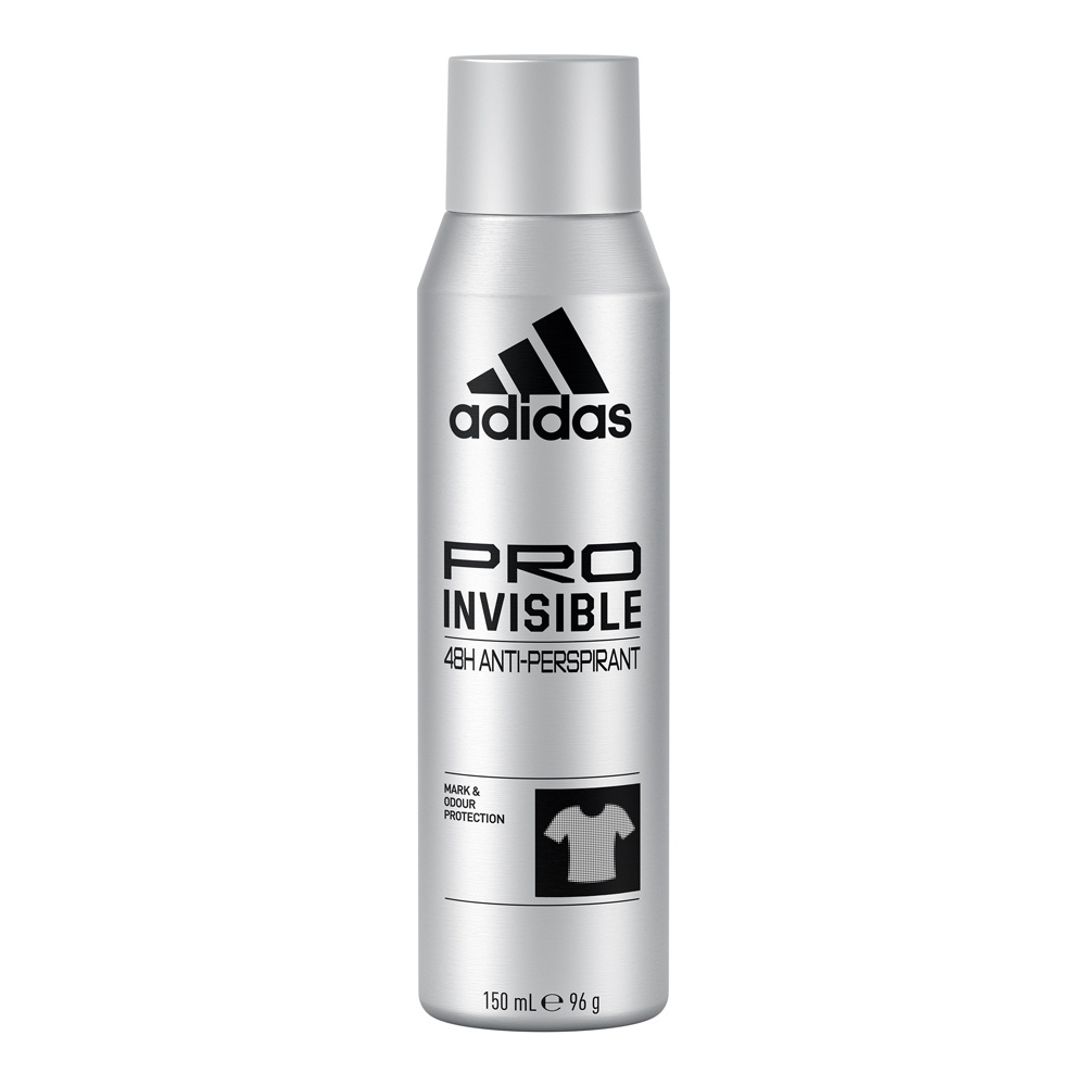 adidas Pro Invisible - Formule testée dermatologiquement, vegan et sans alcool. Déodorant - 150 ML
