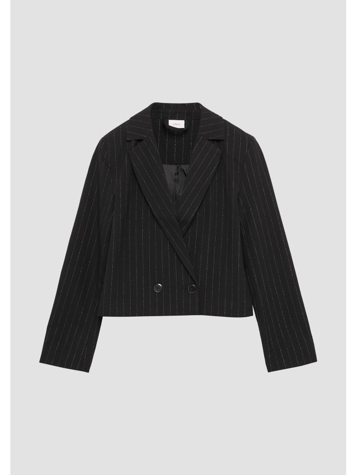 s.Oliver Indoor-Blazer langarm in Schwarz günstig kaufen