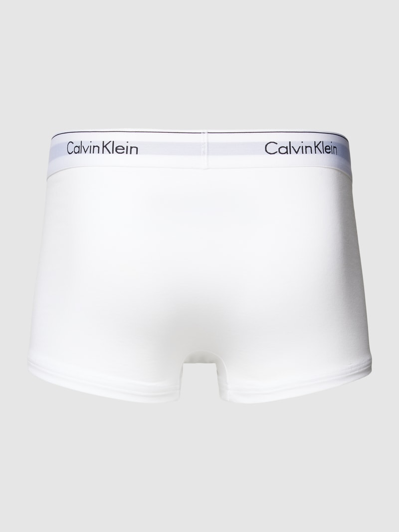 Trunks mit elastischem Bund in mittelgrau meliert