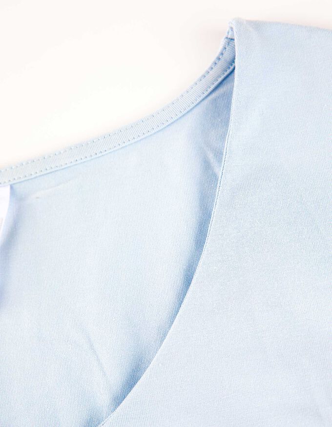 Langarmshirt - V-Ausschnitt