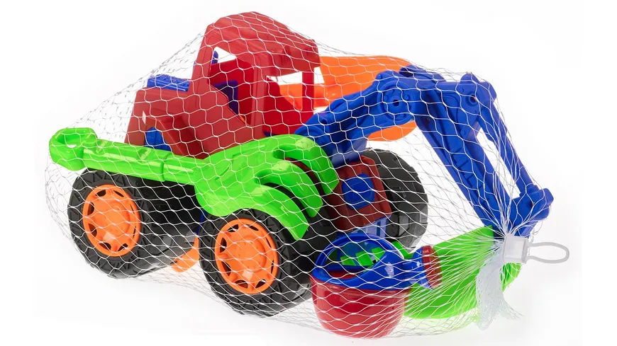 Müller - Toy Place - Sanset Bagger 6-teilig, 1 Set, sortiert