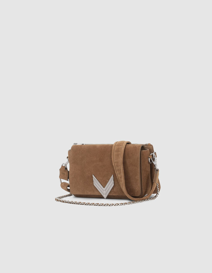 Le sac 111 Staten Island en cuir de vachette velours femme