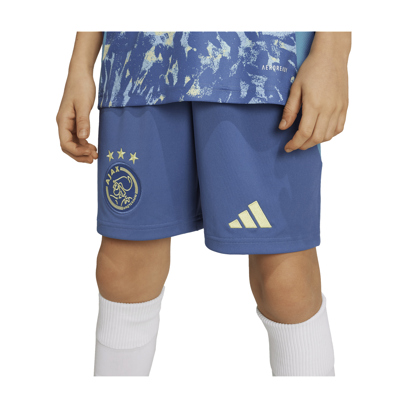 adidas Ajax Amsterdam Short Away 2024/2025 Kids Blau