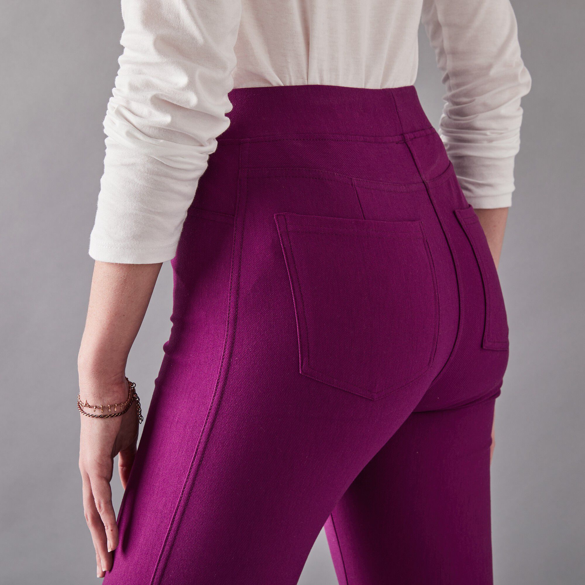 Jegging maille uni